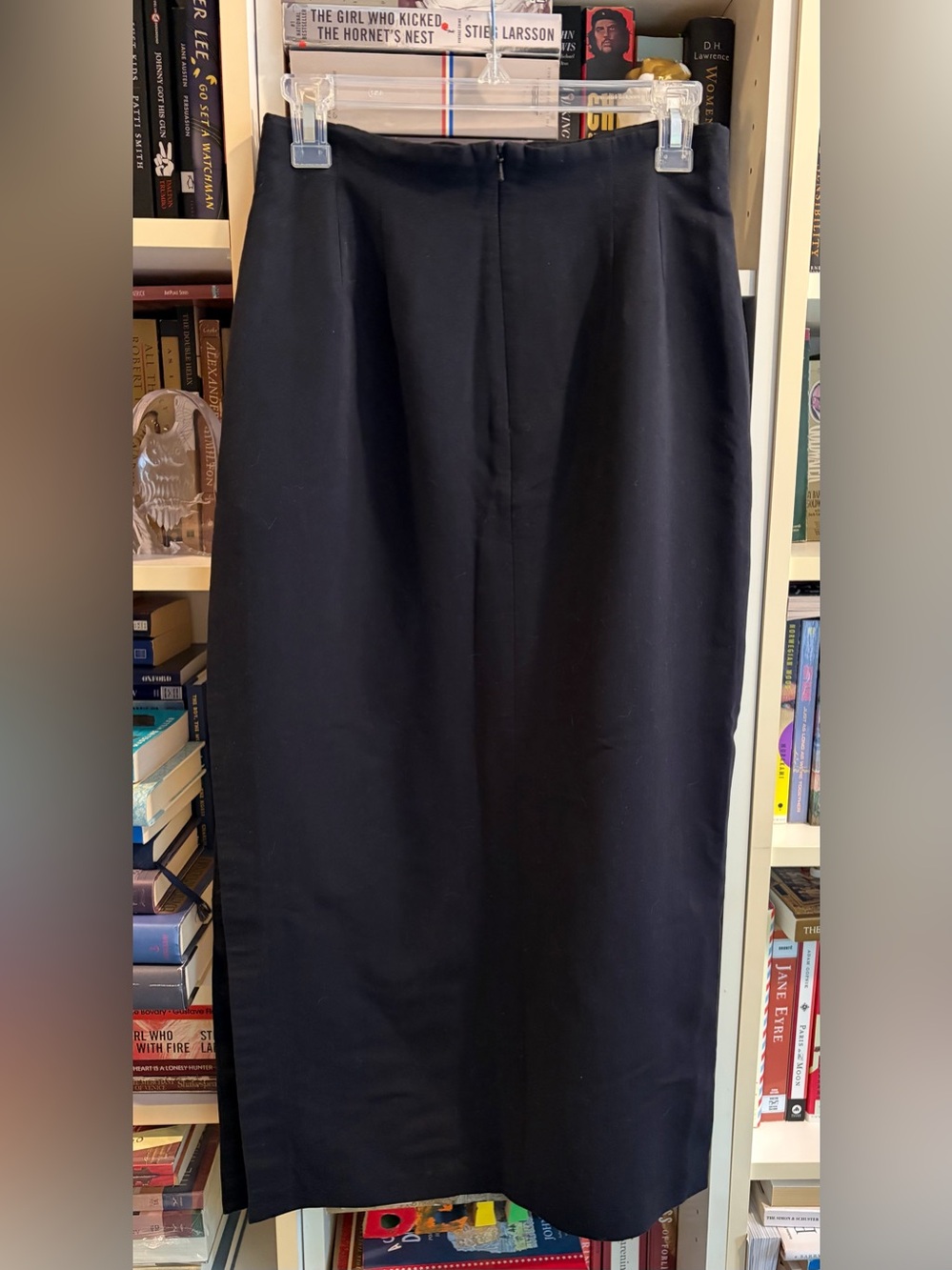 JRT by Newport News High Waisted Long Black Skirt Vintage - Picture 4 of 11